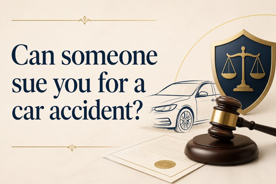 can someone sue you for a car accident