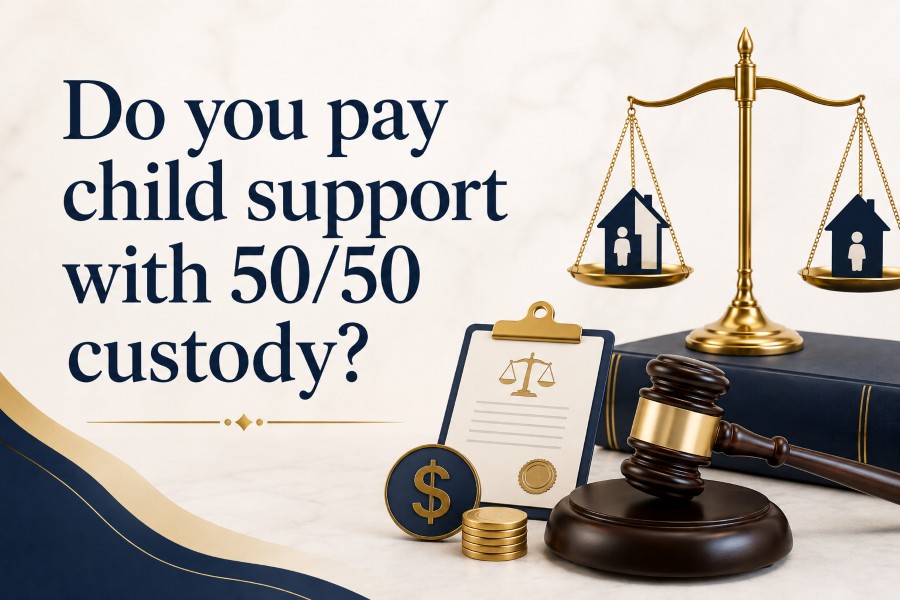 do you pay child support with 50/50 custody